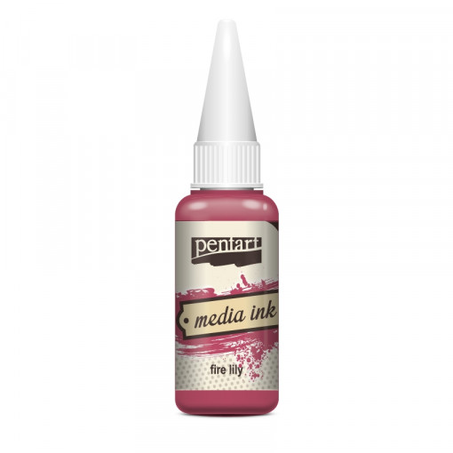 Cerneala Media Ink Pentart 20 ml - Crin de foc