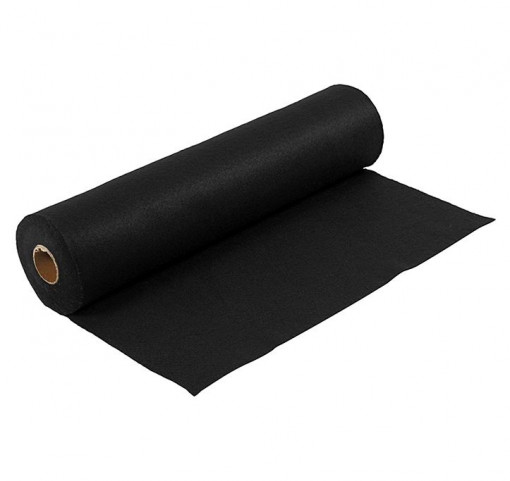 Fetru la metru 1 mm grosime (42 cm latime) - Negru
