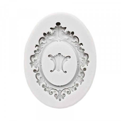 Forma de turnat din silicon DIY - brosa, 10 x 7.5 x 1.1 cm
