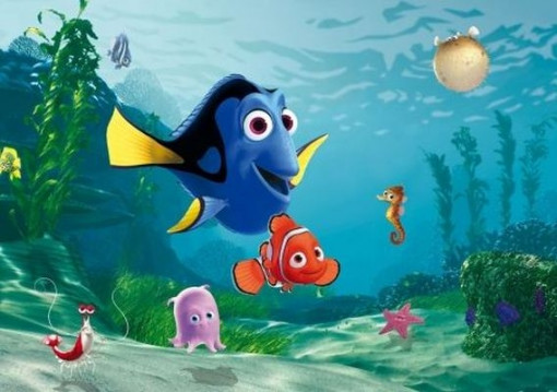 Fototapet, personaje Disney : Nemo (360x270cm)