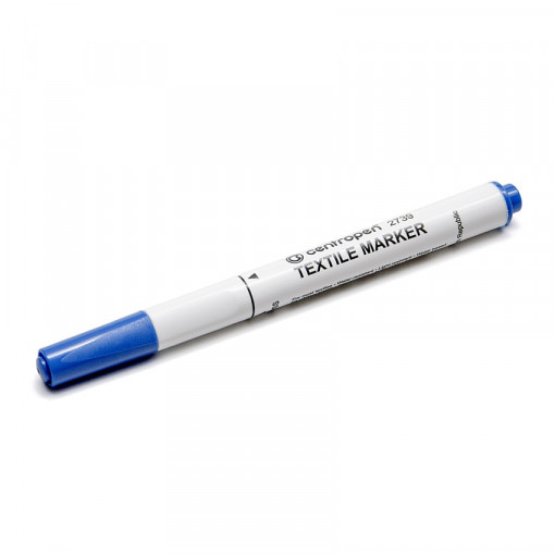 Marker pentru textile Centropen, culori vandute la bucata - Albastru