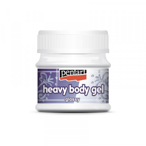 Pasta gel densa (Heavy body gel) Pentart - lucios, 50 ml