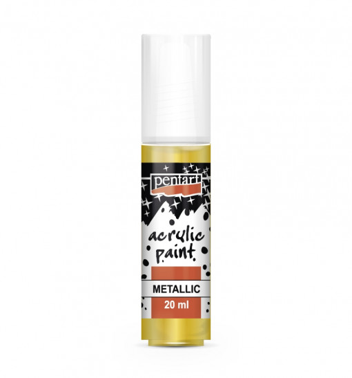 Vopsea acrilica metalizata Pentart 20ml - Auriu baroc