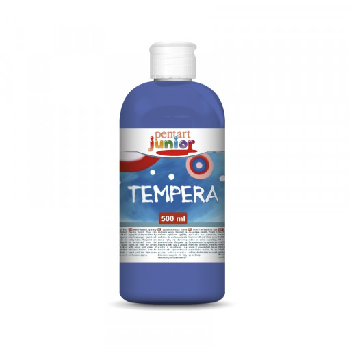 Vopsea Tempera Pentart junior 500 ml - Albastru