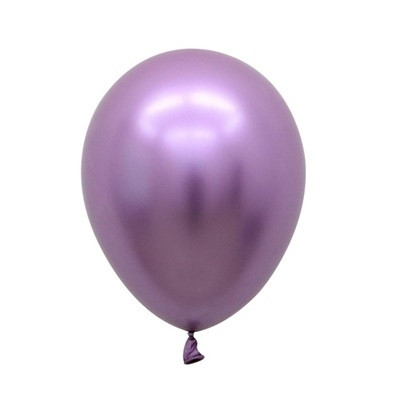 Baloane colorate Gemar - culori metalizate 26 cm, set 100 buc. - Mov deschis
