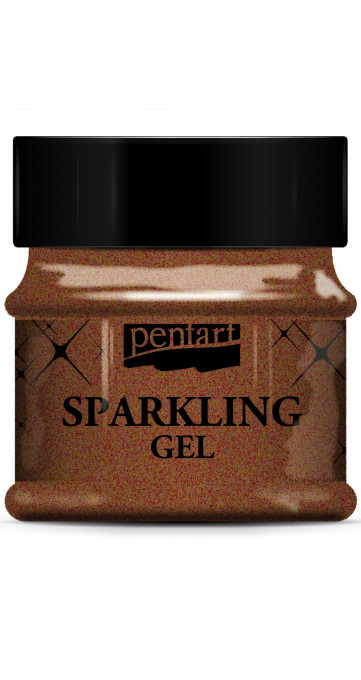 Gel lucios Pentart 50 ml - Aur maroniu