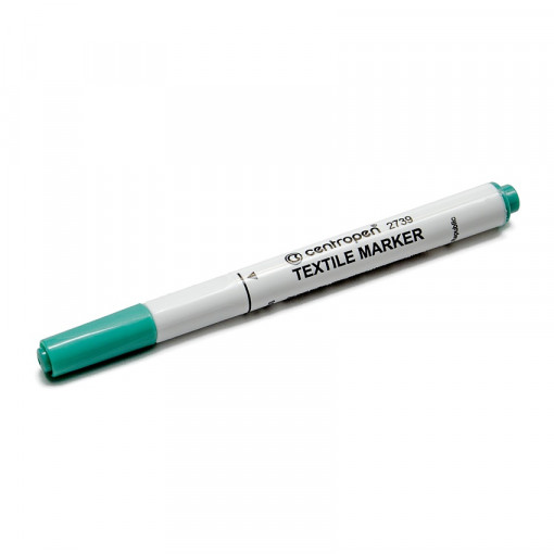 Marker pentru textile Centropen - Verde