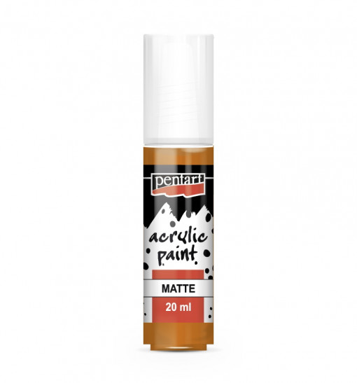 Vopsea acrilica mata Pentart 20 ml - Portocaliu