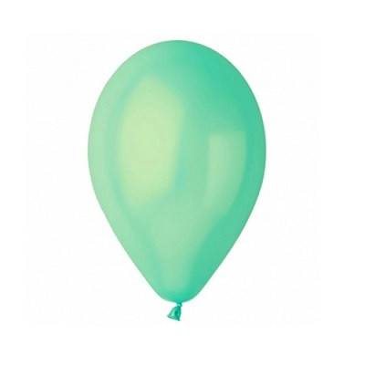 Baloane colorate Gemar - culori metalizate 26 cm, set 100 buc. - Acvamarin