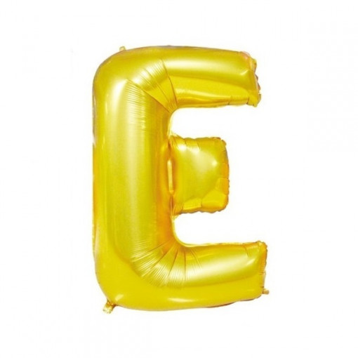 Baloane folie 32" (67cm) auriu litera E