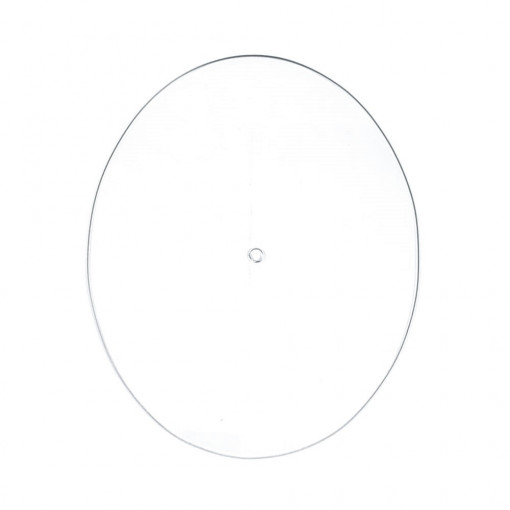 Cadran ceas DIY din sticla - oval, 27 x 22 cm