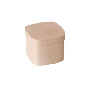 Cutiuta cubica mini din coaja de mesteacan, 5 x 5 x 4 cm