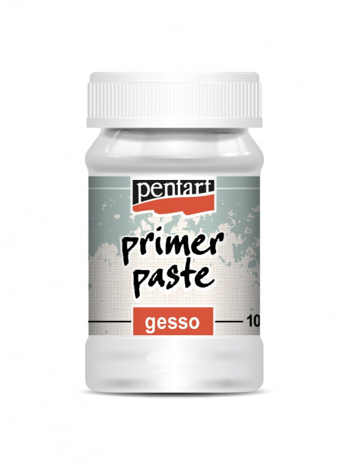 Grund pasta GESSO pe baza de apa Pentart, 100ml