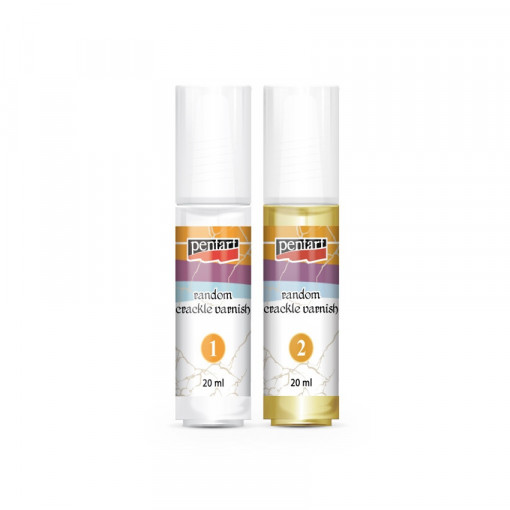 Set lac de crapare RANDOM cu doua componente Pentart 2x20 ml