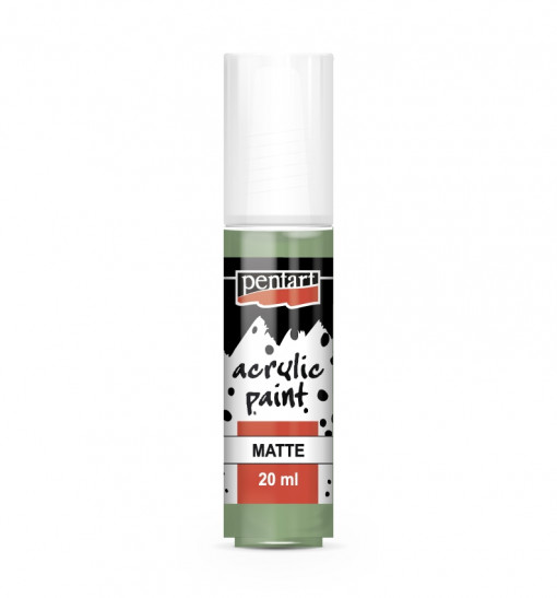 Vopsea acrilica mata Pentart 20 ml - Verde vintage