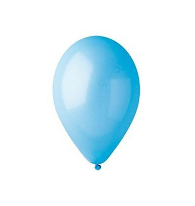 Baloane colorate Gemar 26 cm - set 100 buc. - Albastru deschis