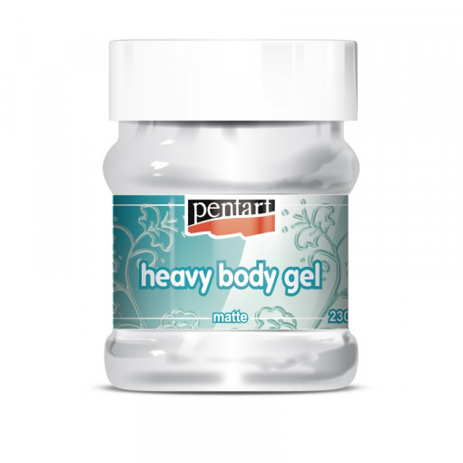 Pasta gel densa (Heavy body gel) Pentart, 230 ml - Mat