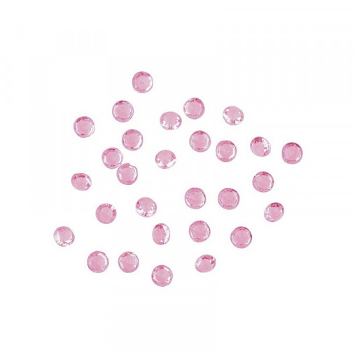 Strasuri decorative DIY 3mm - roz, 20 g