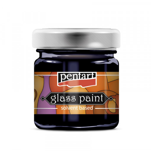 Vopsea de sticla Pentart 30 ml - Albastru inchis