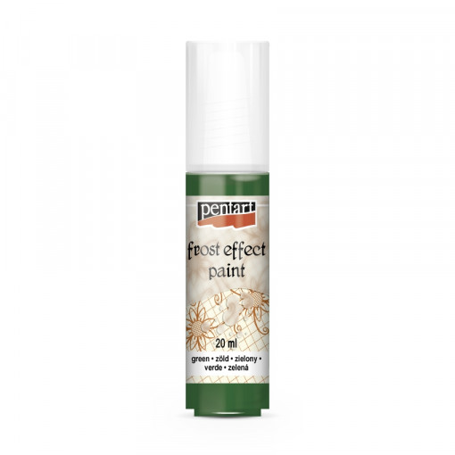 Vopsea satinare de sticla (efect gheata) Pentart 20ml - Verde