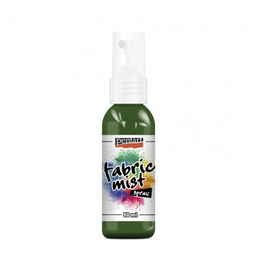 Vopsea spray pentru textile Pentart - 50 ml - Masline