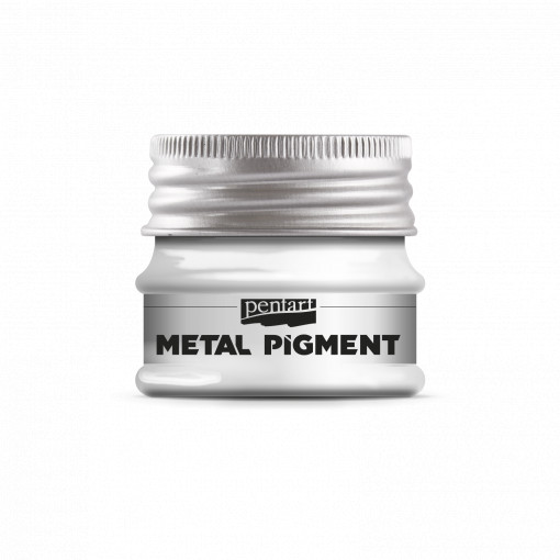 Pudra de pigment metalic 8 g - Argintiu