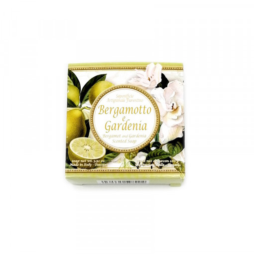 Sapun "Abbracci Floreali", parfum bergamot - gardenia, 100 g