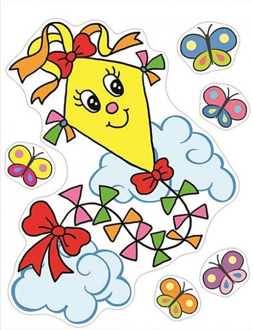Sticker geam zmeu galben, 42 x 30 cm