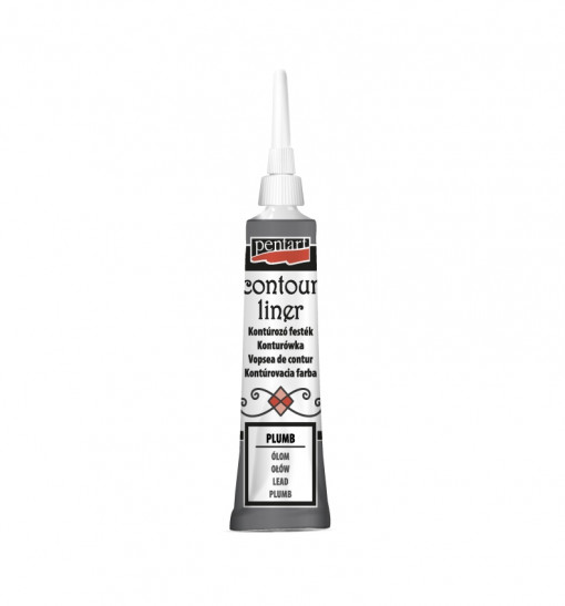 Vopsea contur universal Pentart 20 ml - Plumb
