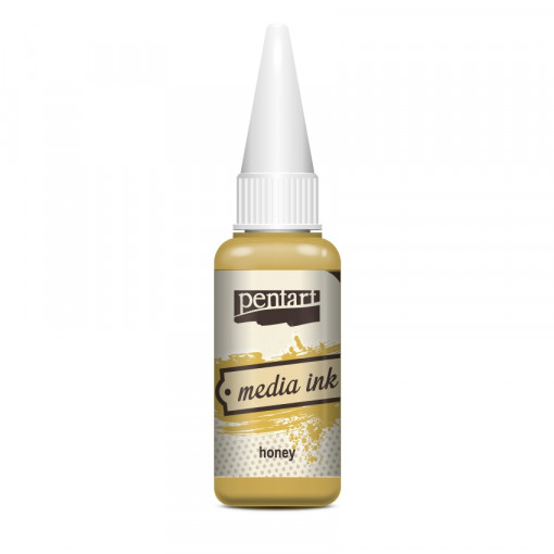 Cerneala Media Ink Pentart 20 ml - Galben miere