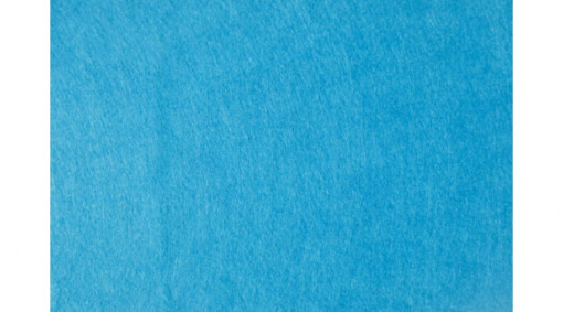 Fetru moale, coala A4, 2 mm grosime - Albastru deschis