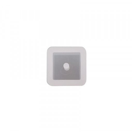 Forma profesionala de turnat din silicon transparent - cub, 1.7 x 1.7 cm
