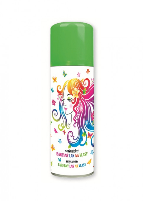 Spray colorant de par pentru petreceri 125ml - Verde