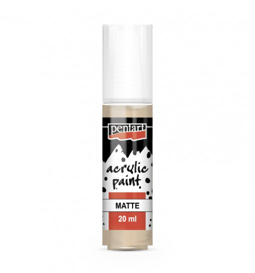 Vopsea acrilica mata Pentart 20 ml - Pudra compacta