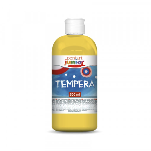 Vopsea Tempera Pentart junior 500 ml - Galben soare