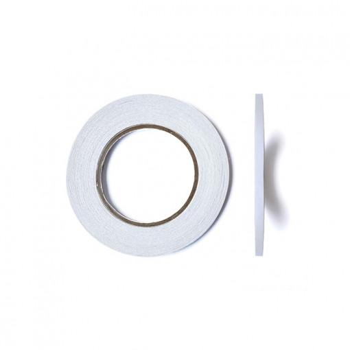 Banda dublu adeziva transparenta, 6 mm x 25 m