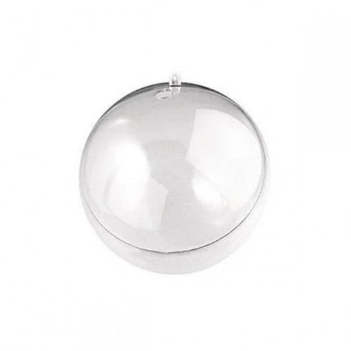 Glob transparent din plastic - 10 cm