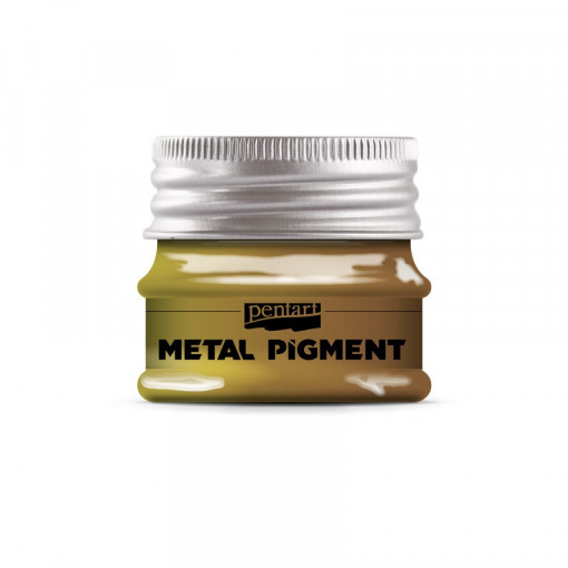 Pudra de pigment metalic 20 g - Auriu-foc