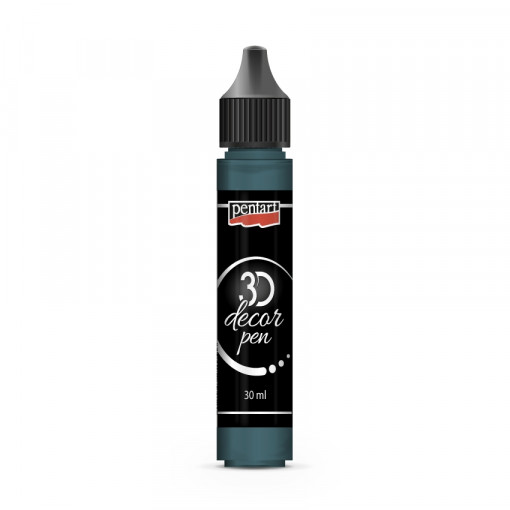 Stilou decor 3D Pentart 30ml - Verde smarald