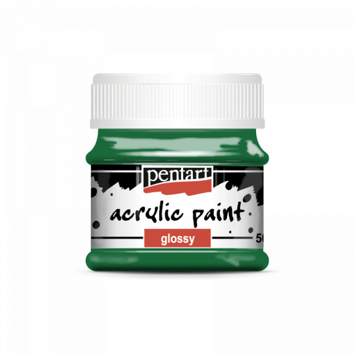 Vopsea acrilica lucioasa Pentart 50 ml - Verde brad
