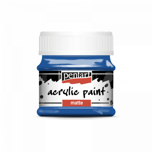 Vopsea acrilica mata Pentart 50 ml - Albastru