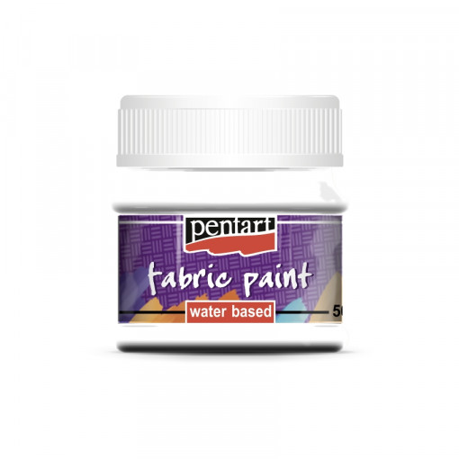 Vopsea pentru textile Pentart 50 ml - Alb