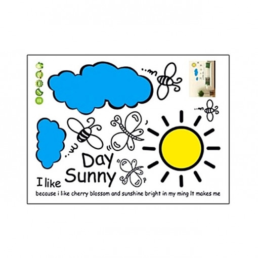 Autocolant perete - I like sunny day (90x50 cm)