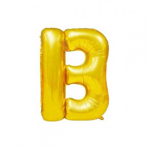 Baloane folie 32" (67cm) auriu litera B