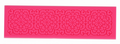 Forma de turnat din silicon DIY - dantela, 16 x 4.7 x 0.4 cm
