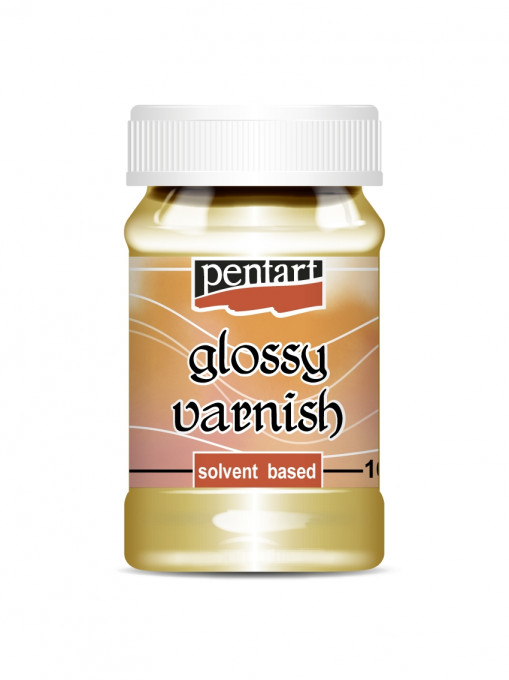 Lac lucios pe baza de solvent Pentart 100 ml