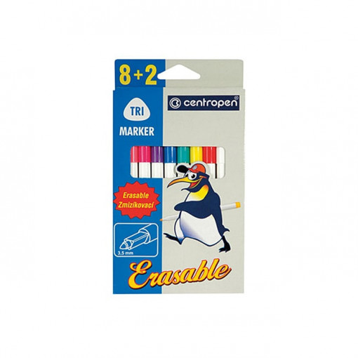 Set 8+2 carioci Centropen care se sterg