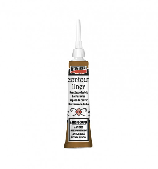Vopsea contur universal Pentart 20 ml - Cupru antic
