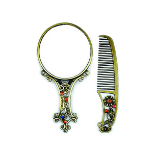 Set cadou decorativ piaptan cu oglinda, decorat