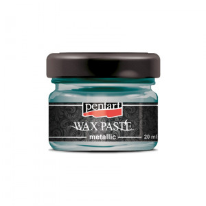 Pasta cerata metalizata Pentart 20 ml - Verde testoasa
